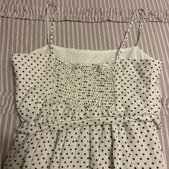Kate Spade White and Black Polka Dot Midi Dress - Picture 6 of 7